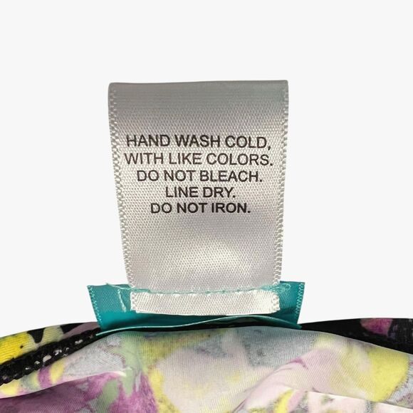 Love your Assets SARAH Blakely Halter Tie Tankini Swim Top Size Small Floral - Picture 6 of 13